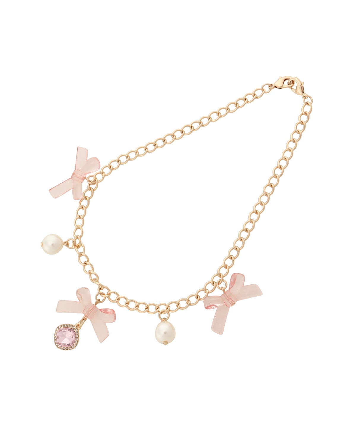 クリアリボンバッグチャーム