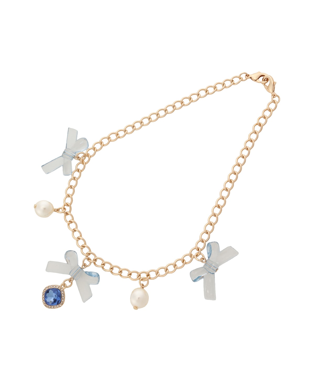 クリアリボンバッグチャーム