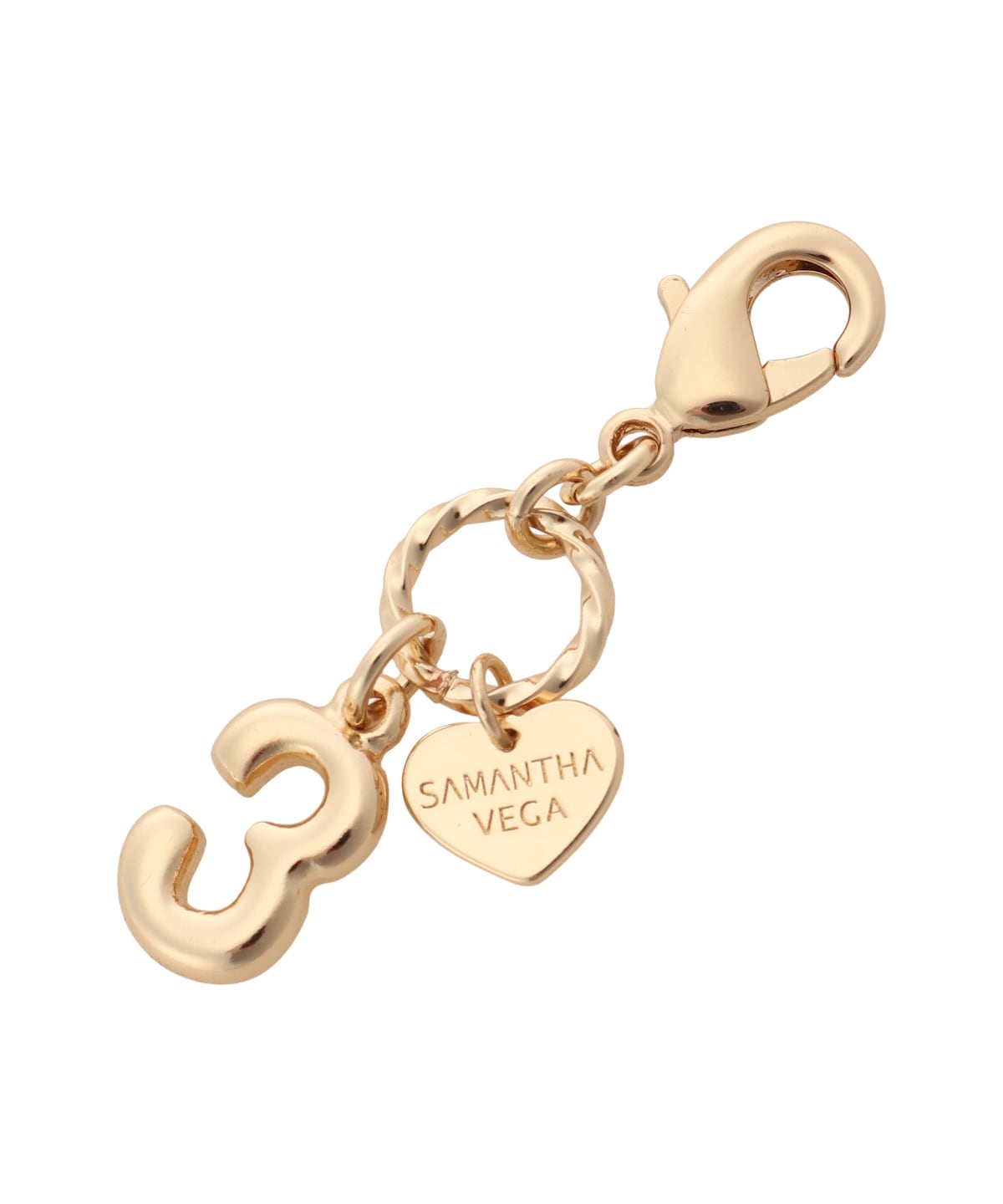 ラッキーナンバーファスナーチャーム3