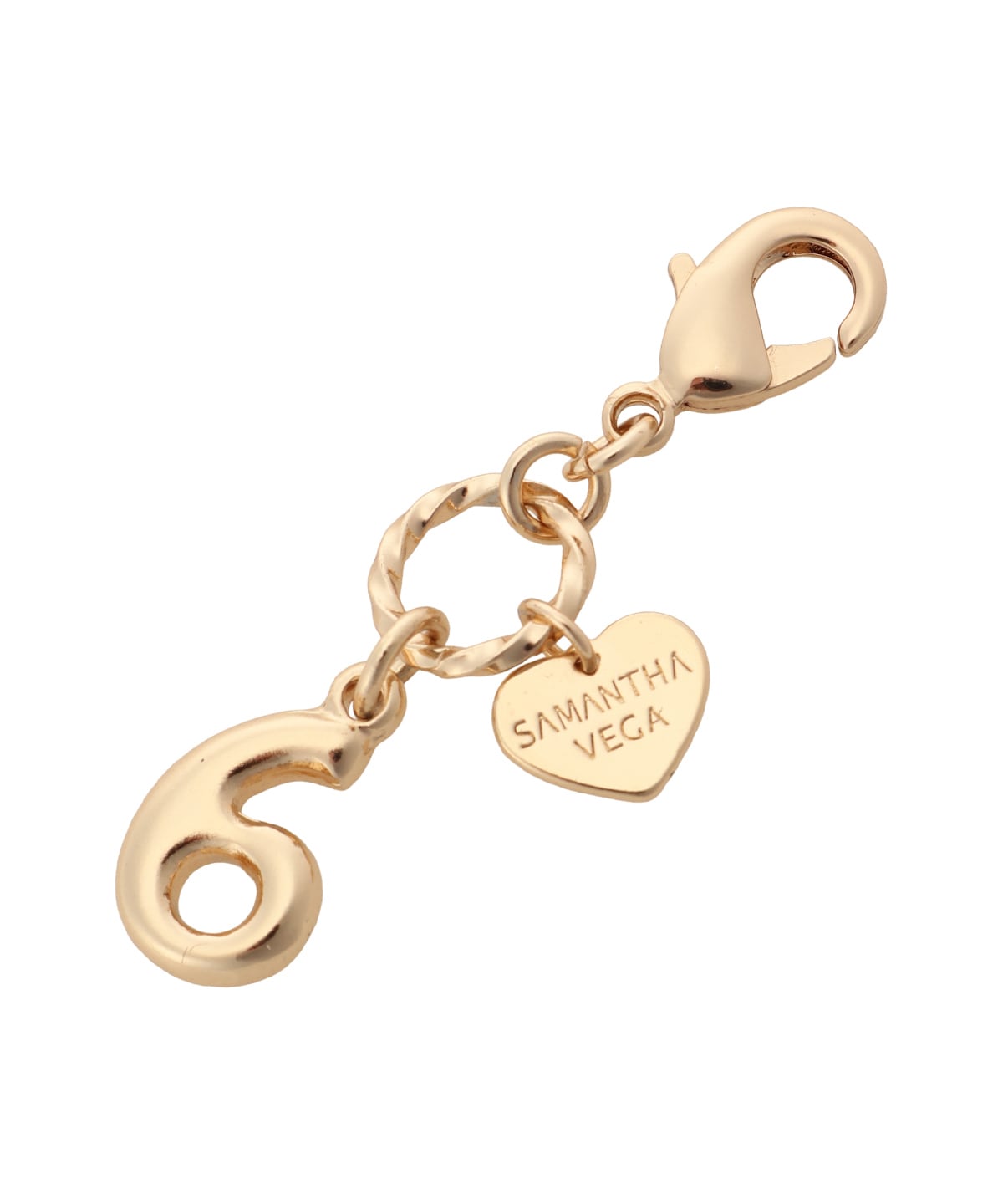 ラッキーナンバーファスナーチャーム6