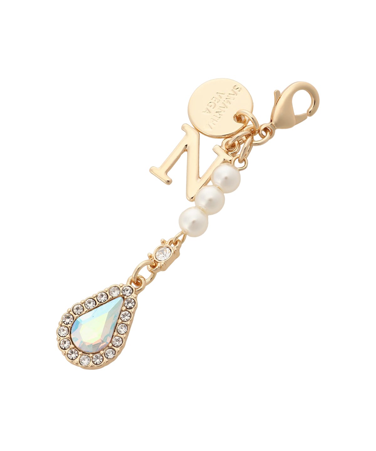 ドロップビジューイニシャルチャームN