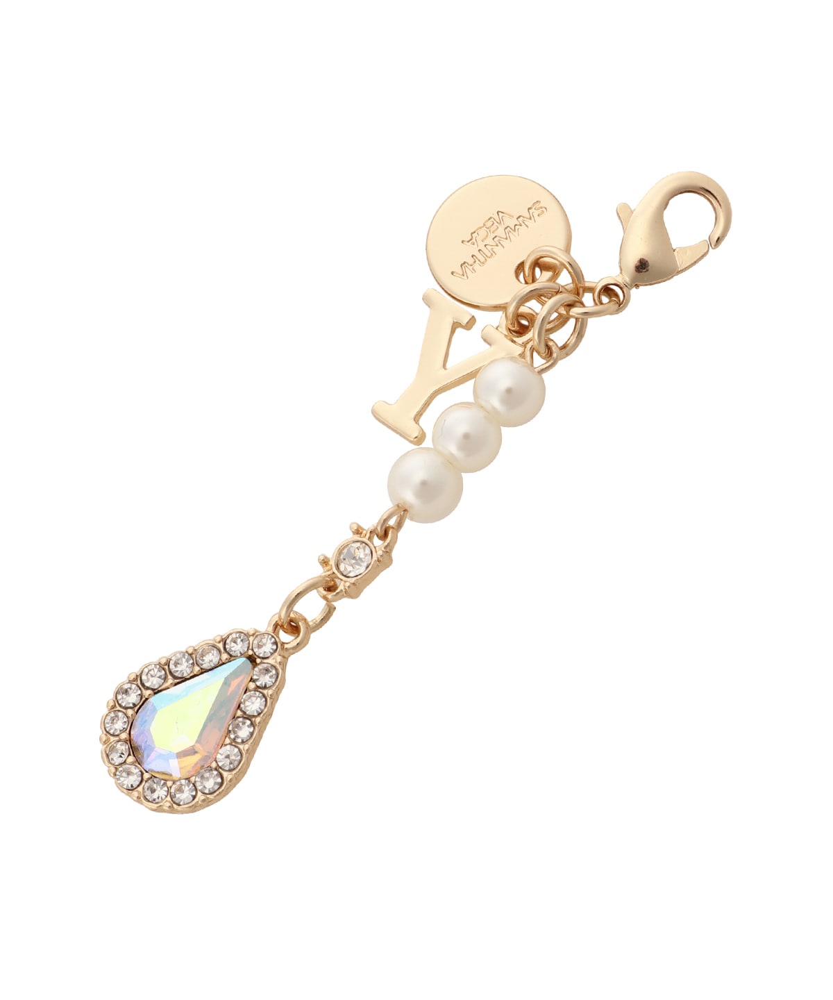 ドロップビジューイニシャルチャームY