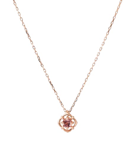 K10PG ピンクトルマリンネックレス≪10月 誕生石≫