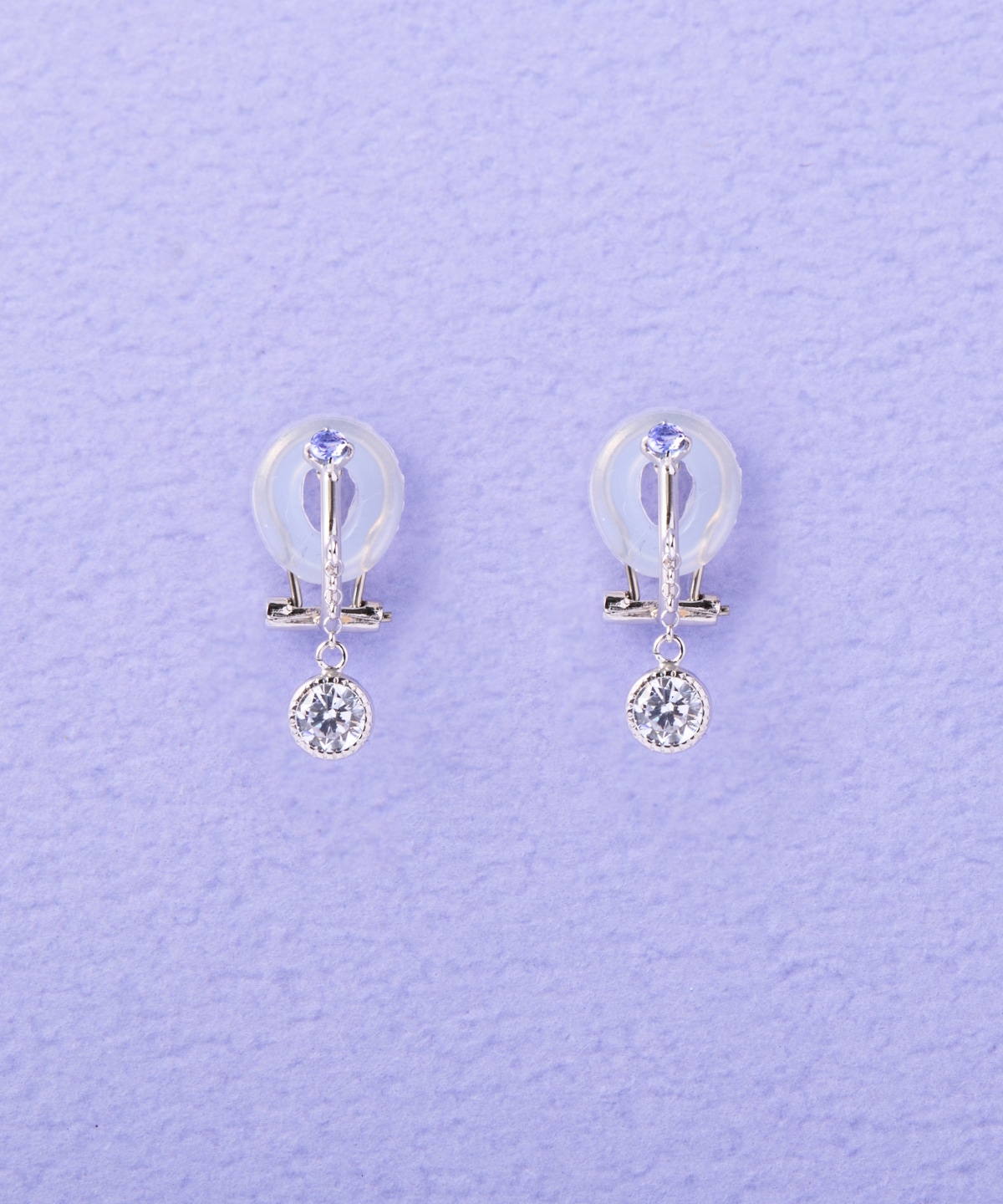 K10 WGタンザナイトイヤリング≪12月 誕生石≫