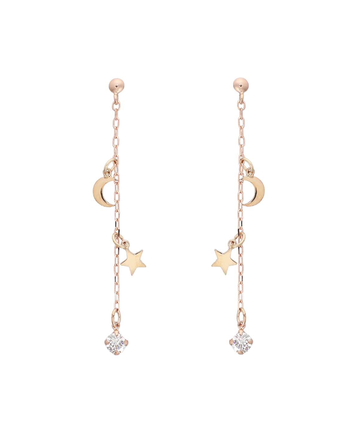 K10 PG チェーンピアス(スター)