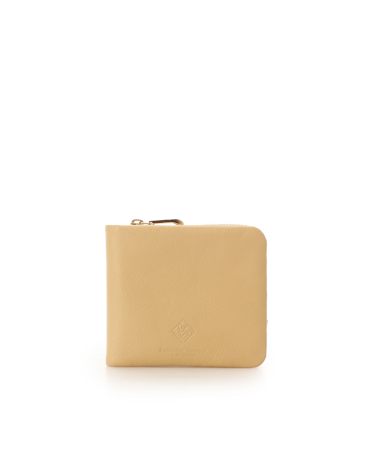 スクエアモチーフソフトレザー 折財布