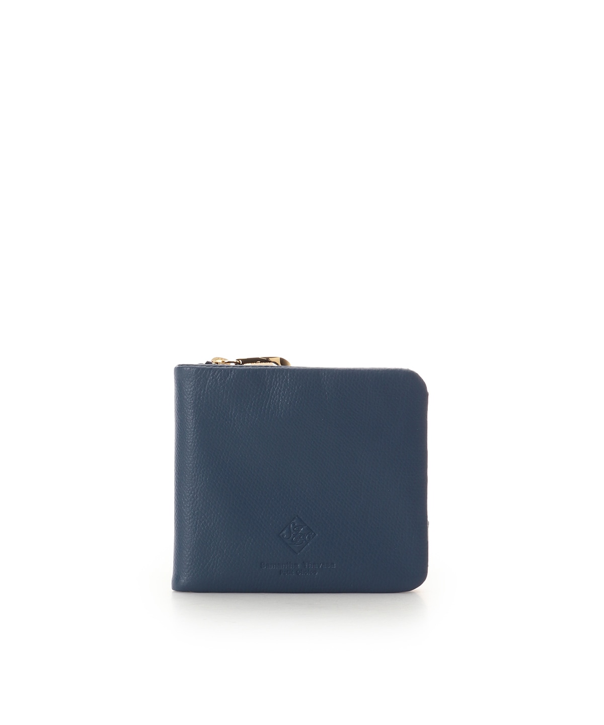 スクエアモチーフソフトレザー 折財布