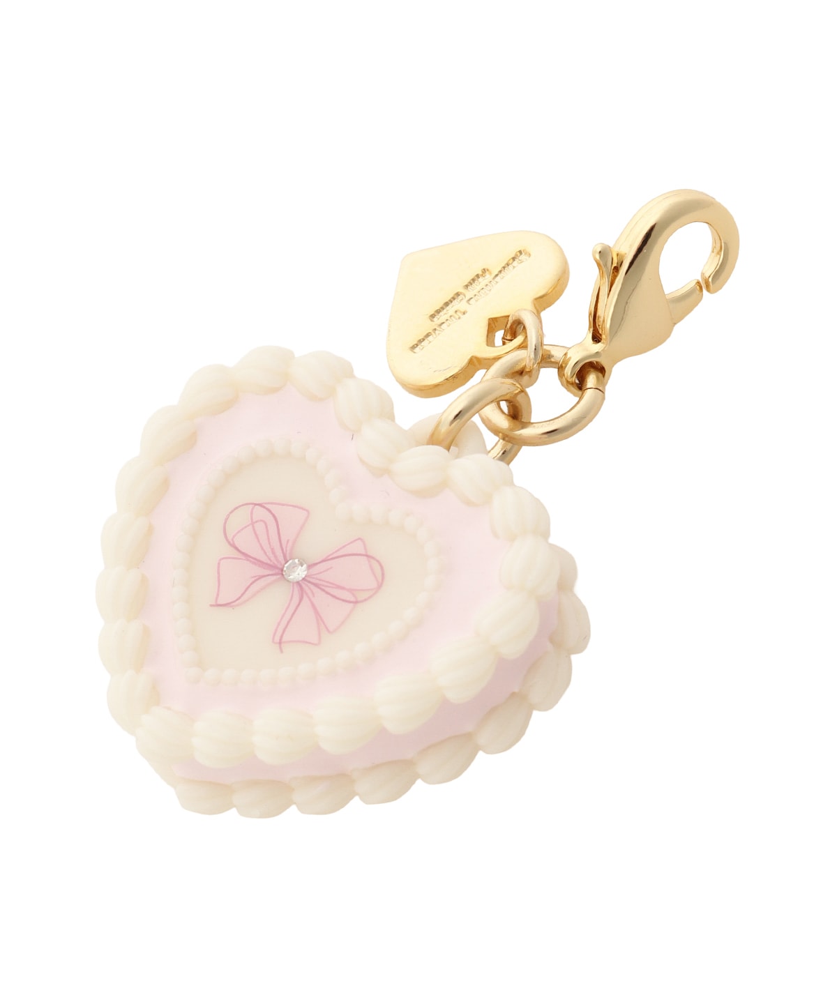 ハート型ケーキ ファスナーチャーム