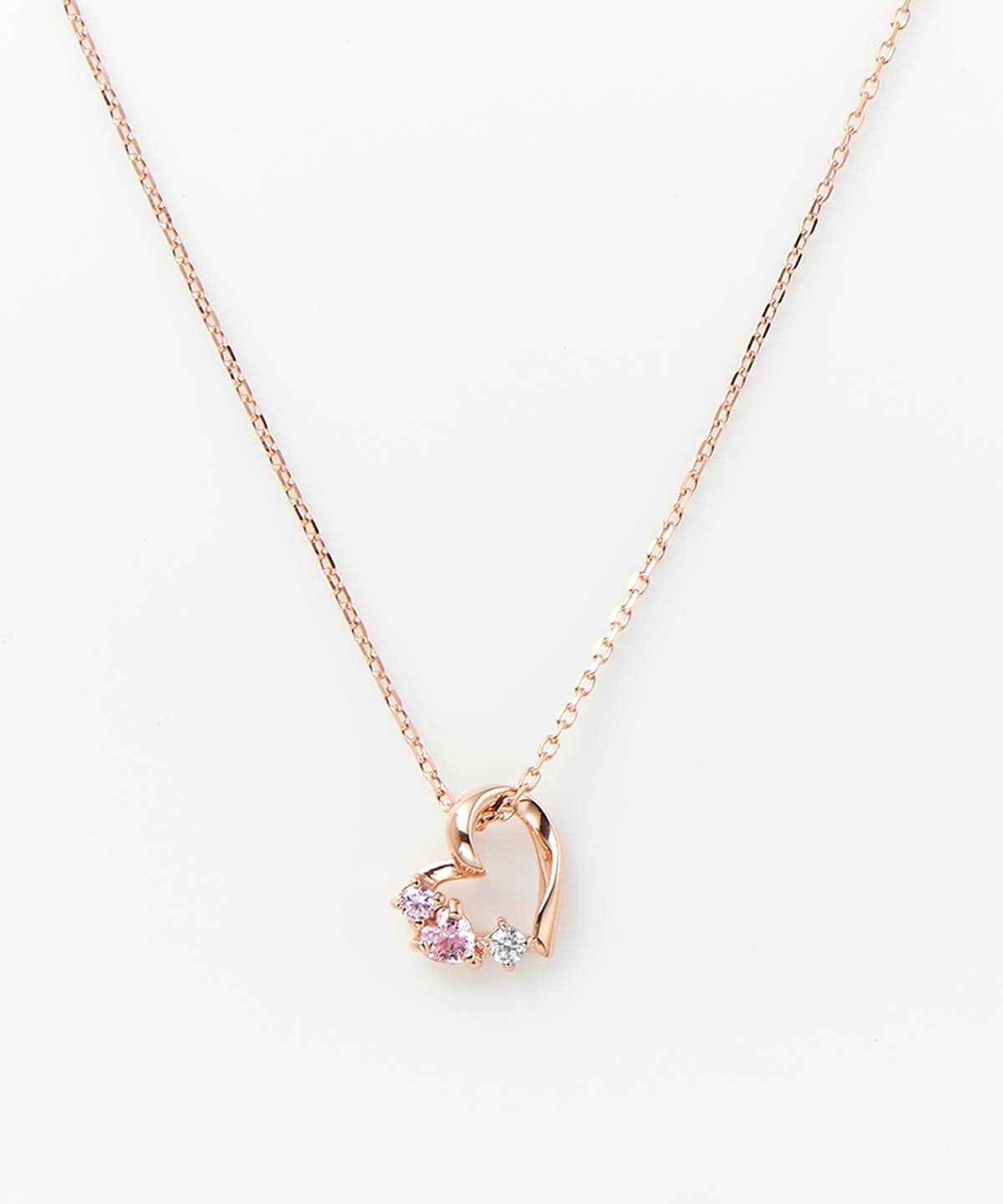 ハートネックレス 40cm Sv950 ピンク Samantha Silvaサマンサタバサグループ 公式オンラインショップ