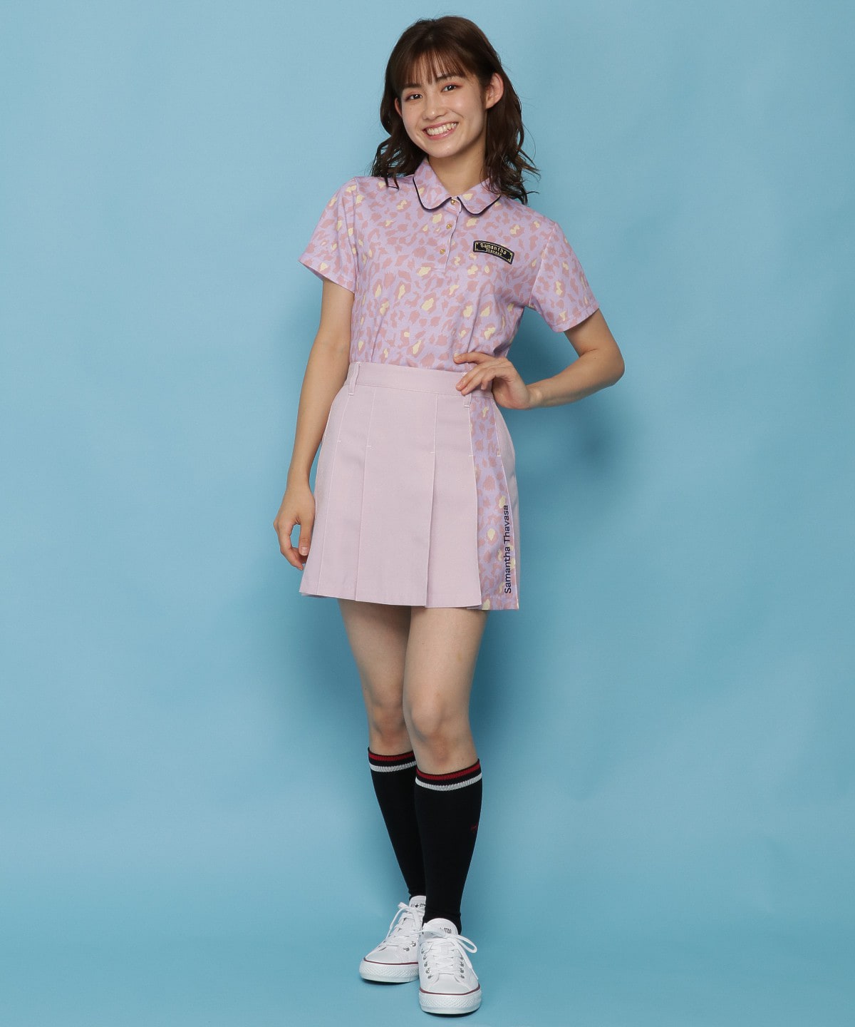 タックスカート(36 ホワイト): Samantha Thavasa UNDER25 & NO.7 