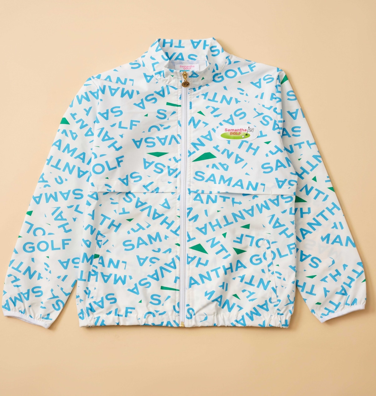 ロゴテープ軽量ジップジャケット