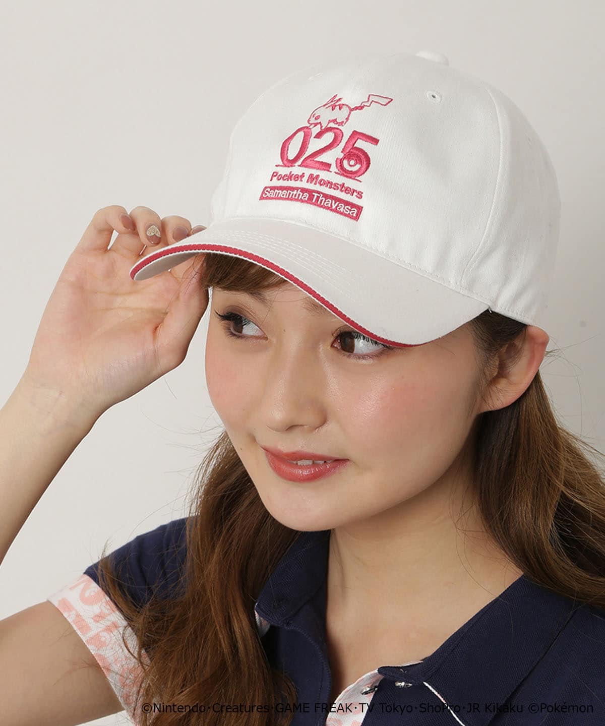 ピカチュウ ナンバーシリーズ キャップ Free ホワイト Samantha Thavasa Under25 No 7サマンサタバサグループ 公式オンラインショップ