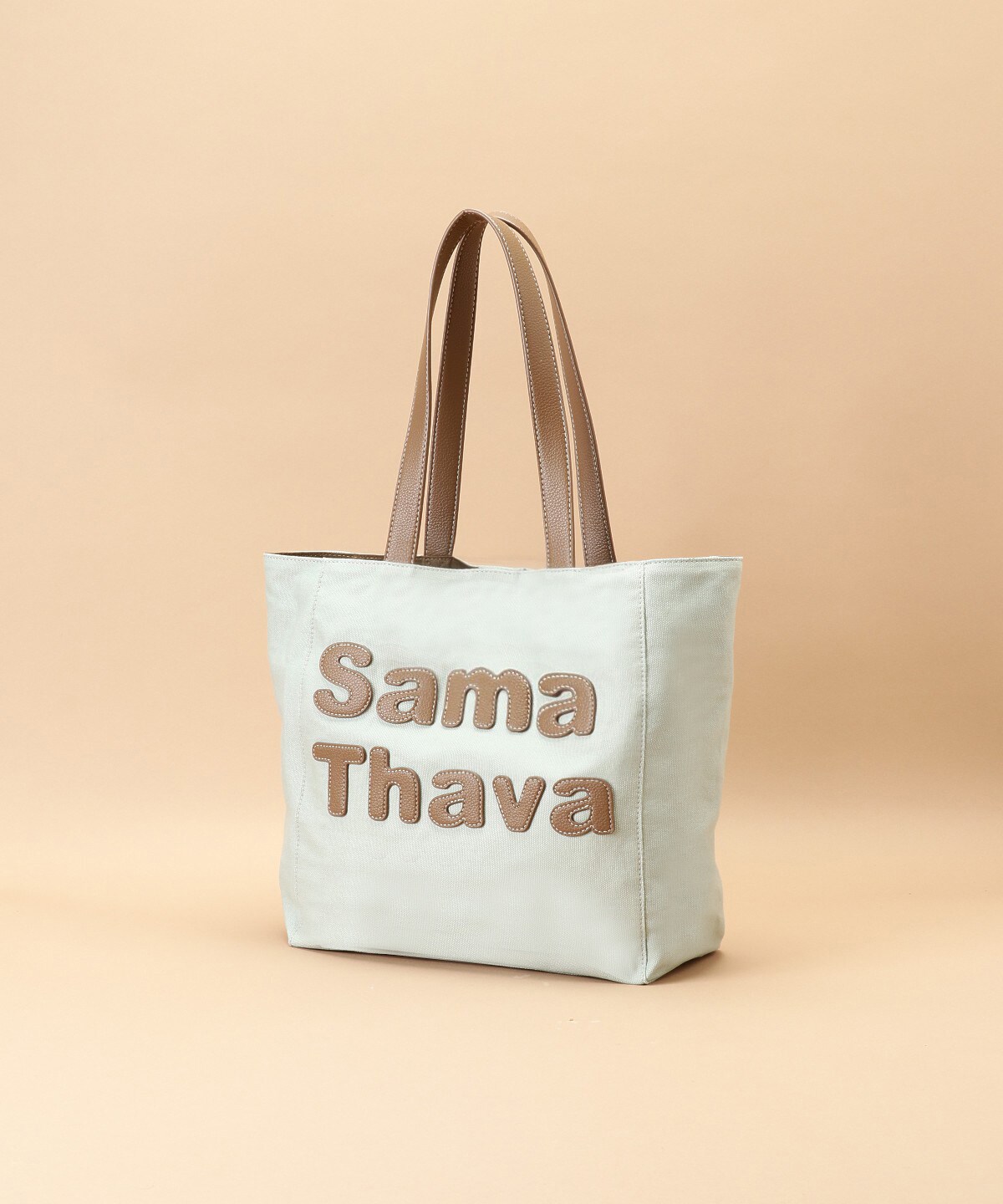 Samantha Green プリーツトートバッグ 小サイズ(FREE ベージュ 
