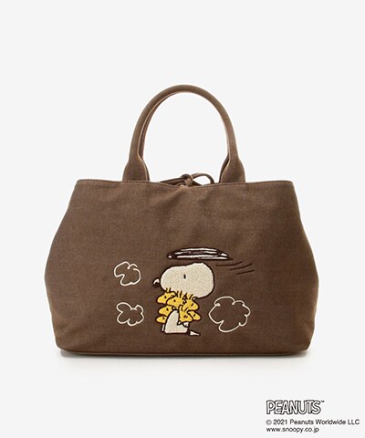 スヌーピーコレクション ソフトトート 大サイズ Free ブラウン Samantha Thavasaサマンサタバサグループ 公式オンラインショップ