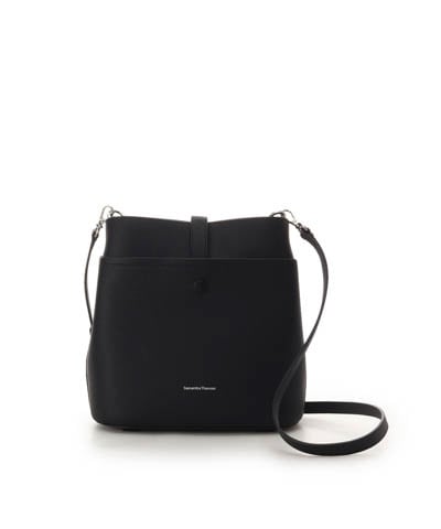 シンプルデザインソフトレザー 2wayバッグ(FREE ブラック): Samantha