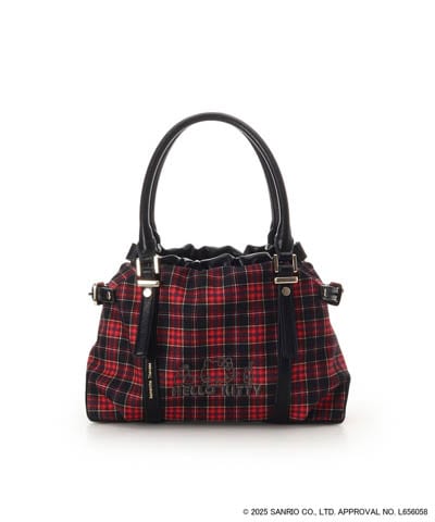 サマンサタバサ　×ハローキティ ワンショルダーかごバッグ[LBGP41137] 「ハローキティ」50周年記念コレクション サマタバトートバッグ (オフホワイト)