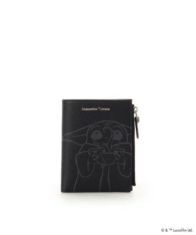 新品◆サマンサタバサ◆『スター・ウォーズ』グローグー◆コレクション 二つ折り財布 マンダロリアン＆グローグー』コレクション 折財布(FREE ブラック