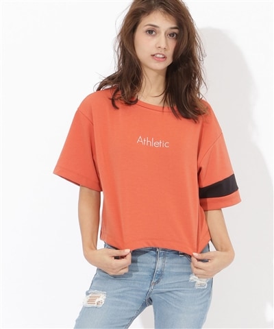 ショート丈ロゴTshirts
