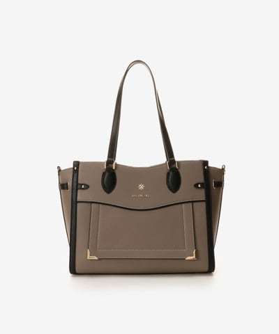 シンプルビジューA4トートバッグ