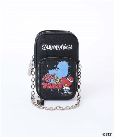最安値国産 美品 TATAチャーム ブラック BTS BT21 サマンサベガ BT21
