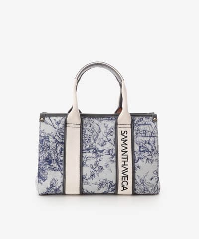 2309-96 ミニストラップサシェ 香り袋 かわいい小花柄③ ブルー ローズ