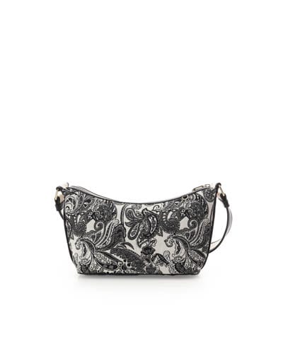 ロゴテープジャガード調ワンショルダーバッグ