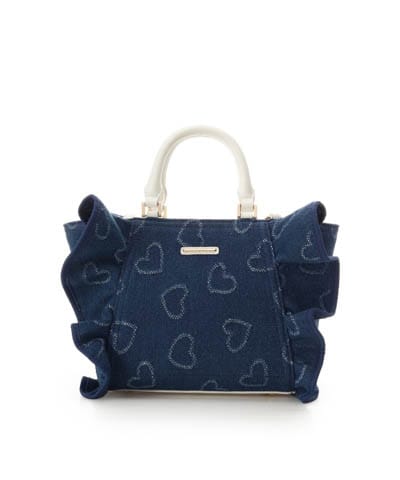 インディゴハート柄デニム♡刺繍のショルダーバッグ♡フリルリボン猫ちゃん 00072510190231_82_mn_1_l.jpg