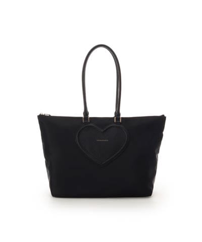 フロントハートナイロントートバッグ