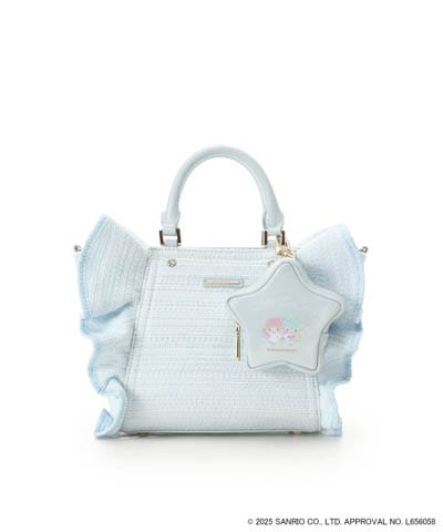 『リトルツインスターズ』（キキ＆ララ）フリルハンドバッグ