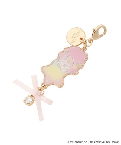 『リトルツインスターズ』（ララ）ファスナーチャーム