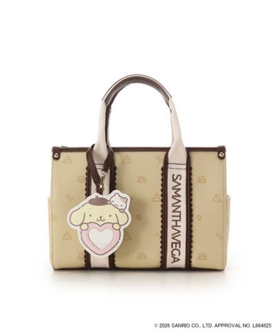 あ*ゃ様 SamanthaVega サマンサベガ ポムポムプリン 限定 ミニフラ ポムポムプリン」コレクション ハンドバッグ(FREE イエロー