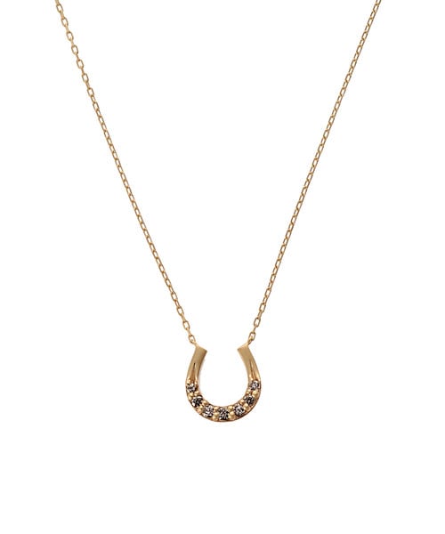 K10 YG 馬蹄ネックレス(40cm K10 イエロー): Samantha Tiara K10 YG 馬蹄ネックレス(40cm K10 イエロー): Samantha Tiara