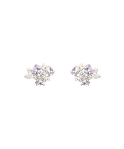 紫陽花モチーフピアス
