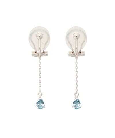 K10 WG トパーズイヤリング≪11月 誕生石≫