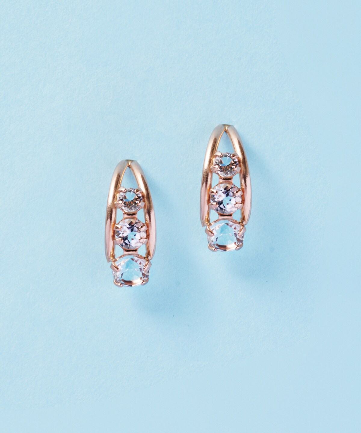 K10 PG トパーズピアス≪11月 誕生石≫