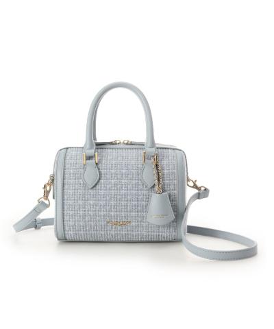 ツイード ボストンバッグ