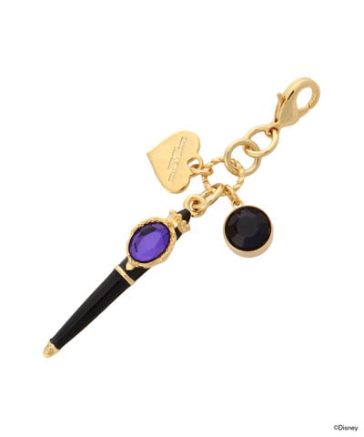 『ディズニー ツイステッドワンダーランド』「ポムフィオーレ寮」 ファスナーチャーム