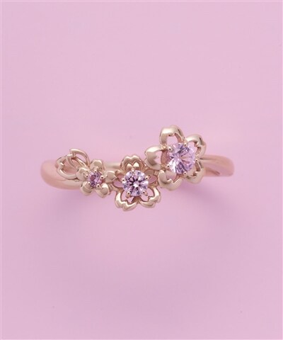 SAKURA リング(7号 ＳＩＬＶＥＲ PＧメッキ): SAMANTHA SILVA 