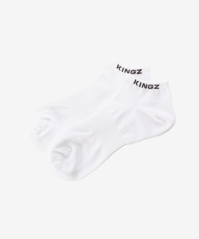 KINGZロゴ ショート丈ソックス