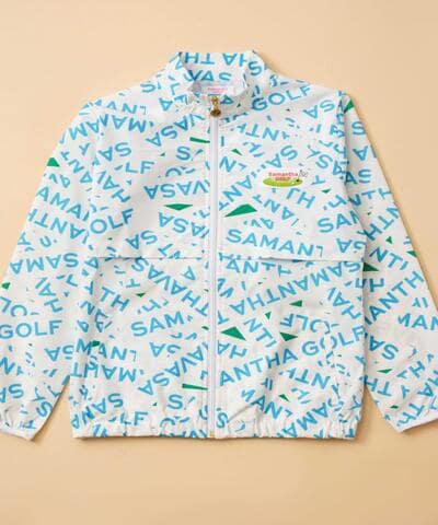 ロゴテープ軽量ジップジャケット(36(S) ホワイト): Samantha Thavasa