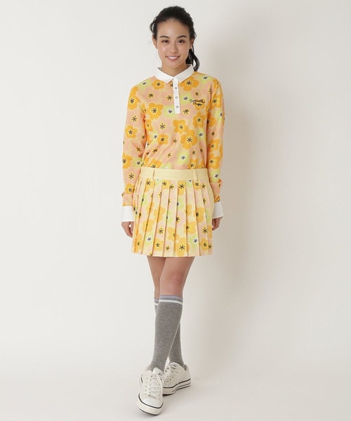 花柄ラッププリーツショートパンツ(S イエロー): Samantha Thavasa UNDER25  NO.7サマンサタバサ公式オンラインショップ