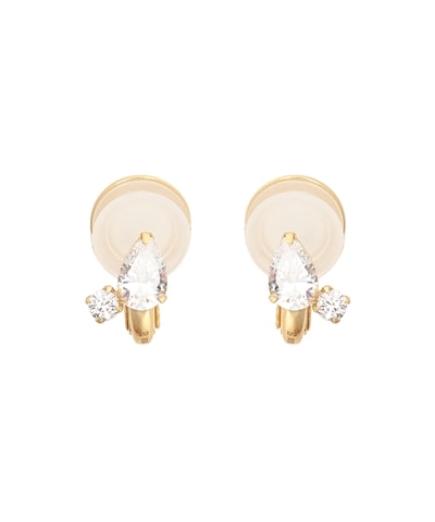 ストーンドロップ　イヤリング