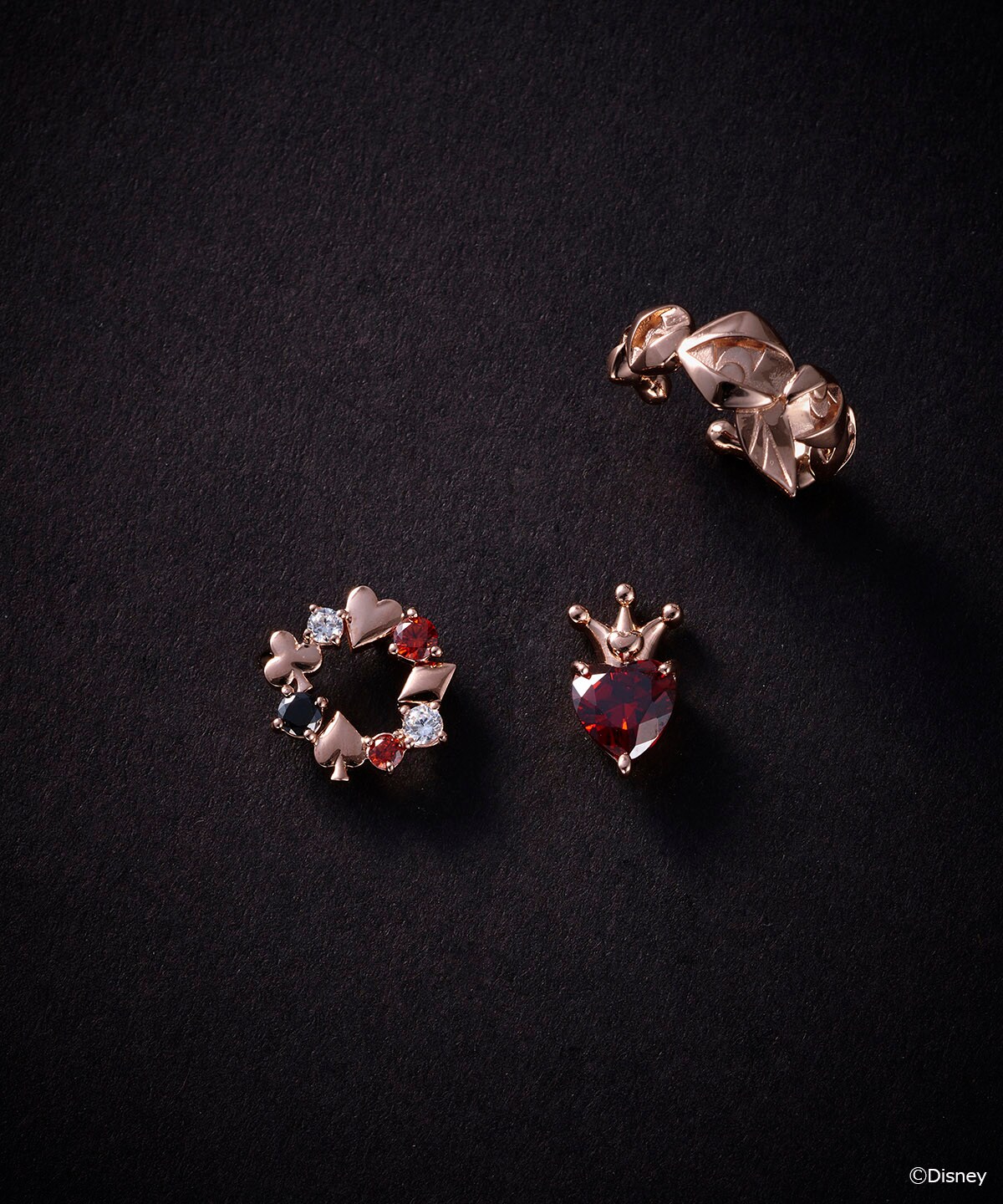 ハーツラビュル寮 ピアス・イヤーカフセット