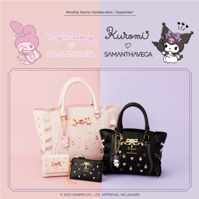 サマンサベガの“毎月サンリオ”12ヶ月連続コラボレーションアイテム
第３弾は「マイメロディ＆クロミ」。
